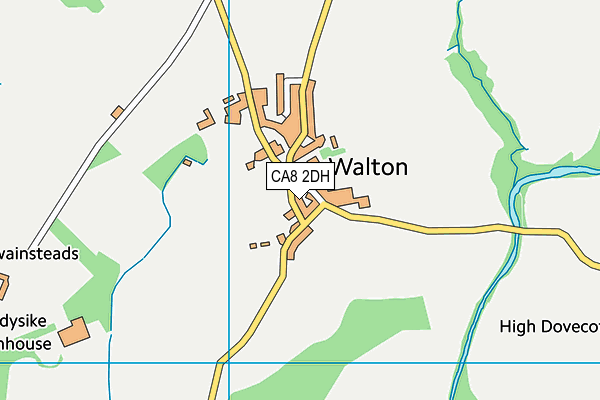 CA8 2DH map - OS VectorMap District (Ordnance Survey)