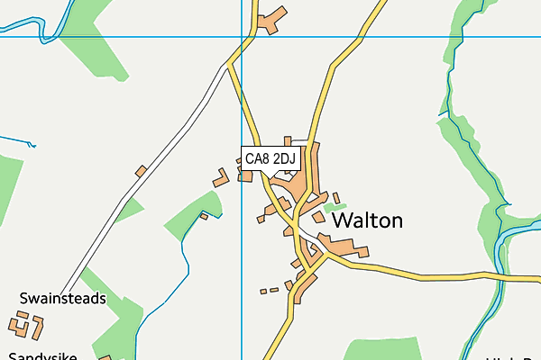 CA8 2DJ map - OS VectorMap District (Ordnance Survey)