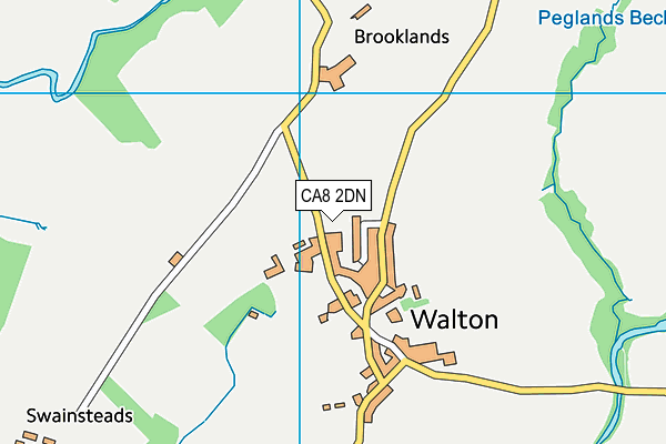 CA8 2DN map - OS VectorMap District (Ordnance Survey)