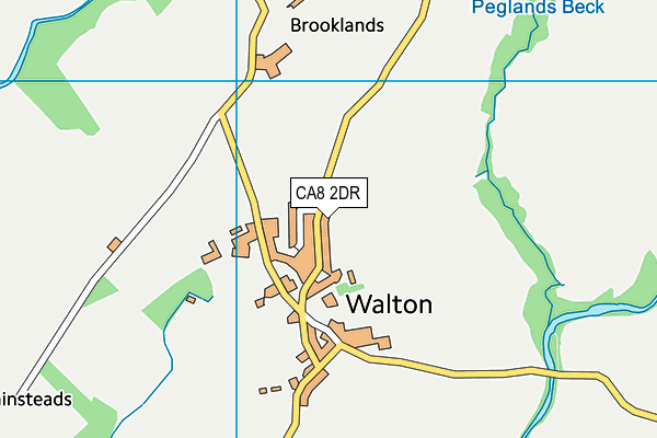 CA8 2DR map - OS VectorMap District (Ordnance Survey)