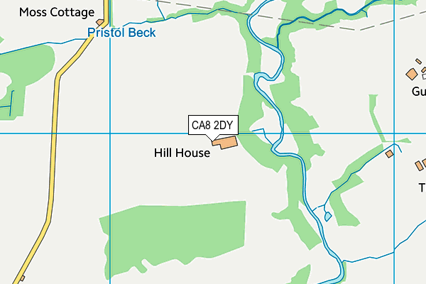 CA8 2DY map - OS VectorMap District (Ordnance Survey)