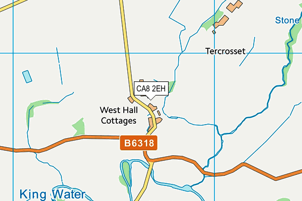 CA8 2EH map - OS VectorMap District (Ordnance Survey)