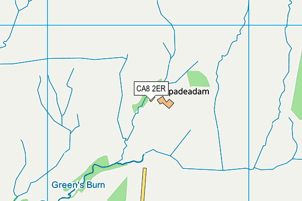 CA8 2ER map - OS VectorMap District (Ordnance Survey)