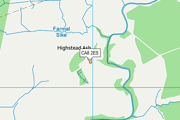 CA8 2ES map - OS VectorMap District (Ordnance Survey)