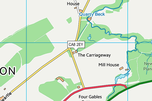 CA8 2EY map - OS VectorMap District (Ordnance Survey)