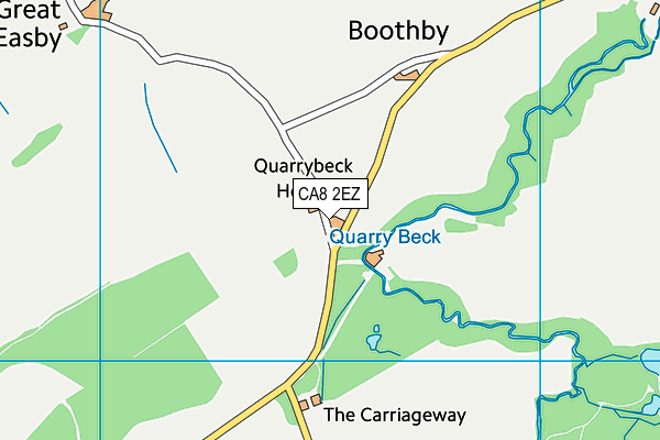 CA8 2EZ map - OS VectorMap District (Ordnance Survey)