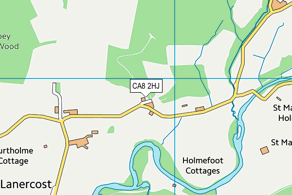 CA8 2HJ map - OS VectorMap District (Ordnance Survey)