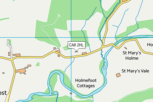 CA8 2HL map - OS VectorMap District (Ordnance Survey)