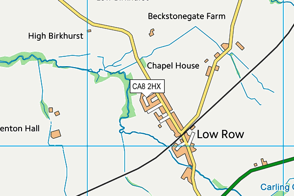 CA8 2HX map - OS VectorMap District (Ordnance Survey)