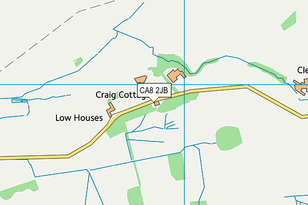 CA8 2JB map - OS VectorMap District (Ordnance Survey)