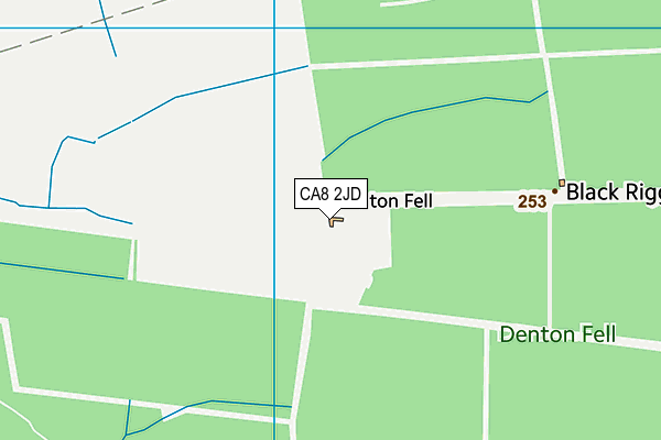 CA8 2JD map - OS VectorMap District (Ordnance Survey)