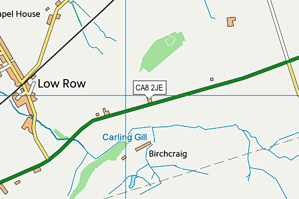 CA8 2JE map - OS VectorMap District (Ordnance Survey)