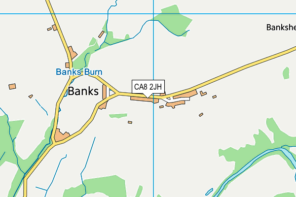 CA8 2JH map - OS VectorMap District (Ordnance Survey)