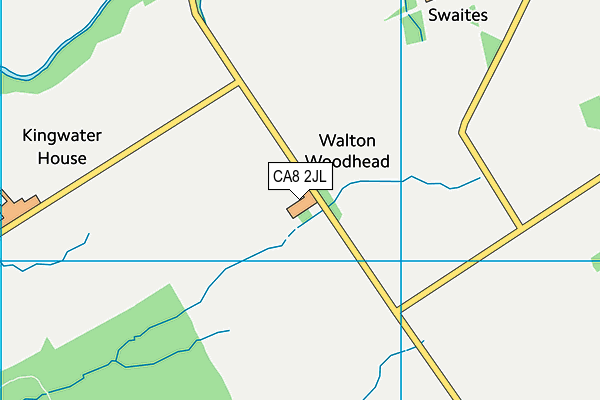 CA8 2JL map - OS VectorMap District (Ordnance Survey)