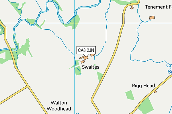 CA8 2JN map - OS VectorMap District (Ordnance Survey)