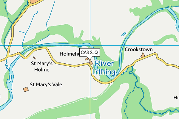 CA8 2JQ map - OS VectorMap District (Ordnance Survey)