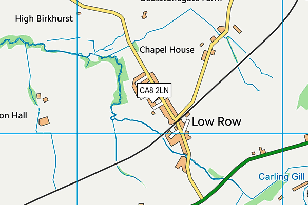 CA8 2LN map - OS VectorMap District (Ordnance Survey)