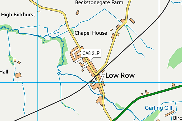 CA8 2LP map - OS VectorMap District (Ordnance Survey)