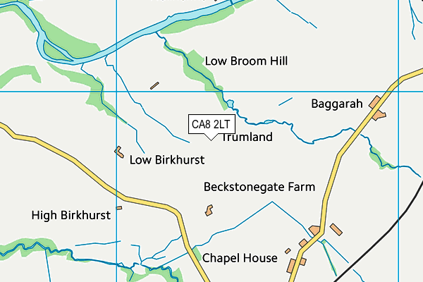 CA8 2LT map - OS VectorMap District (Ordnance Survey)