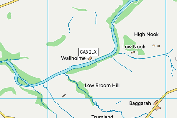 CA8 2LX map - OS VectorMap District (Ordnance Survey)