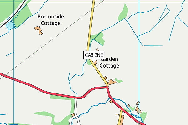 CA8 2NE map - OS VectorMap District (Ordnance Survey)