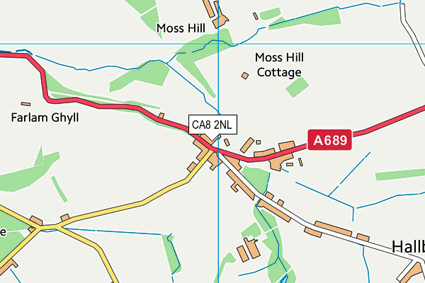 CA8 2NL map - OS VectorMap District (Ordnance Survey)