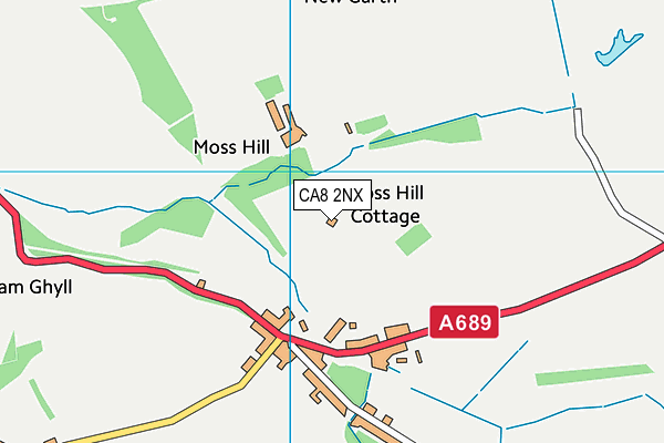 CA8 2NX map - OS VectorMap District (Ordnance Survey)