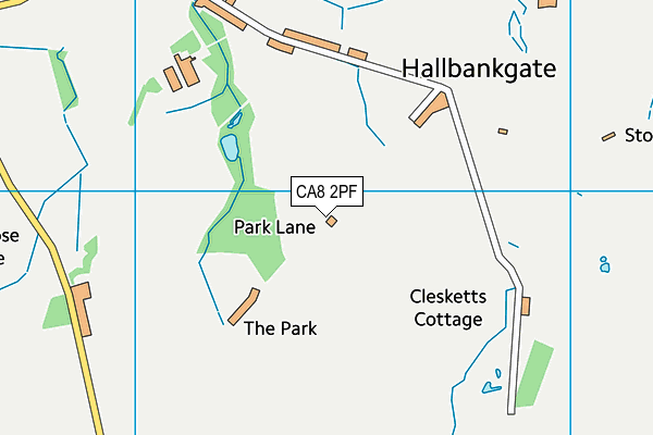 CA8 2PF map - OS VectorMap District (Ordnance Survey)