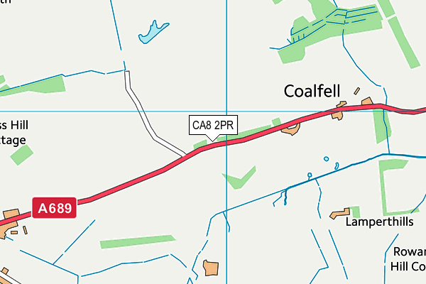 CA8 2PR map - OS VectorMap District (Ordnance Survey)