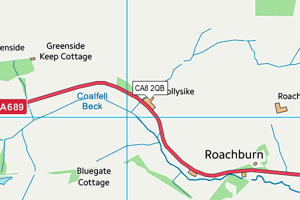 CA8 2QB map - OS VectorMap District (Ordnance Survey)