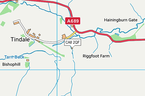 CA8 2QF map - OS VectorMap District (Ordnance Survey)