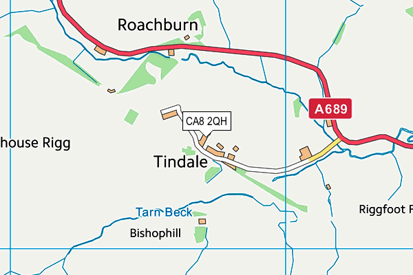 CA8 2QH map - OS VectorMap District (Ordnance Survey)