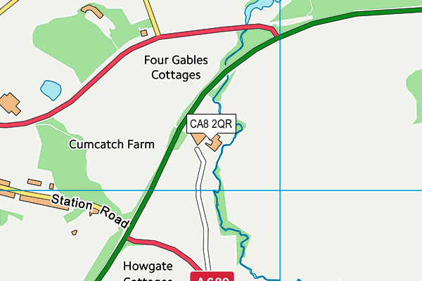 CA8 2QR map - OS VectorMap District (Ordnance Survey)