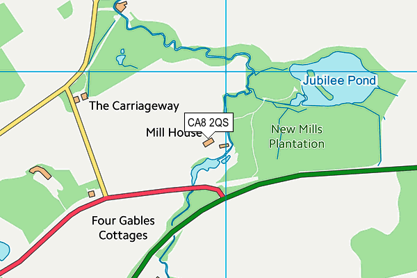 CA8 2QS map - OS VectorMap District (Ordnance Survey)