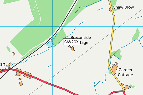 CA8 2QX map - OS VectorMap District (Ordnance Survey)