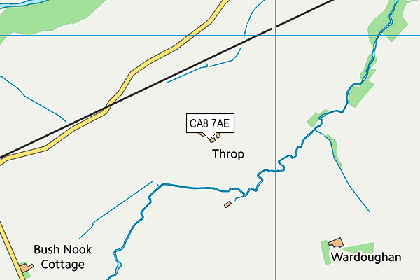 CA8 7AE map - OS VectorMap District (Ordnance Survey)
