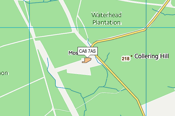 CA8 7AS map - OS VectorMap District (Ordnance Survey)