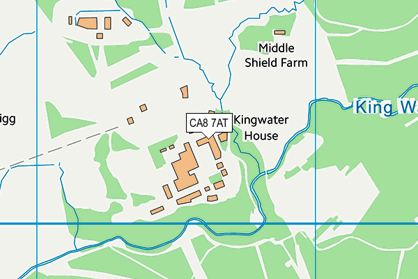CA8 7AT map - OS VectorMap District (Ordnance Survey)