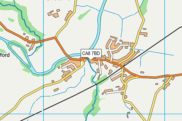 CA8 7BD map - OS VectorMap District (Ordnance Survey)