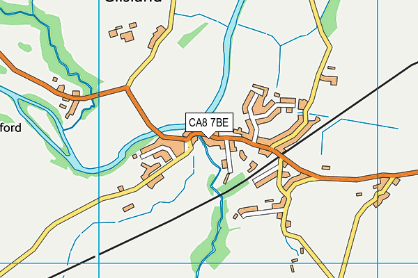 CA8 7BE map - OS VectorMap District (Ordnance Survey)