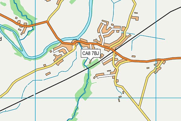 CA8 7BJ map - OS VectorMap District (Ordnance Survey)