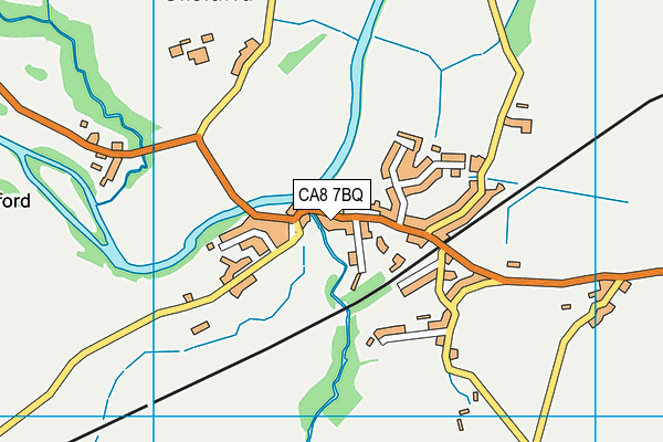 CA8 7BQ map - OS VectorMap District (Ordnance Survey)