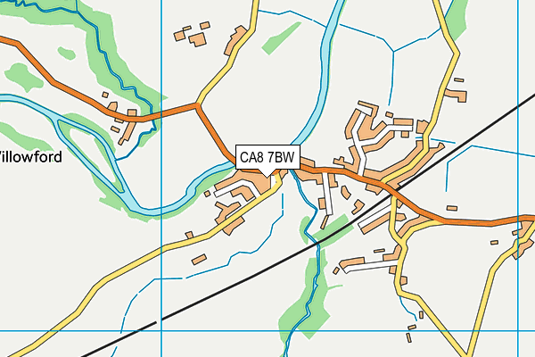 CA8 7BW map - OS VectorMap District (Ordnance Survey)