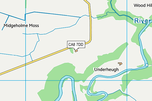 CA8 7DD map - OS VectorMap District (Ordnance Survey)