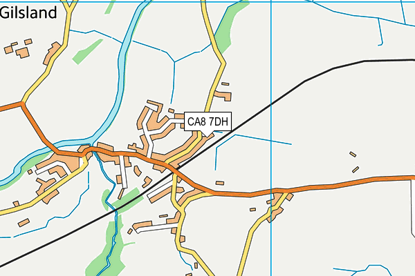 CA8 7DH map - OS VectorMap District (Ordnance Survey)