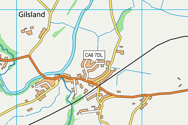 CA8 7DL map - OS VectorMap District (Ordnance Survey)