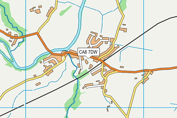 CA8 7DW map - OS VectorMap District (Ordnance Survey)