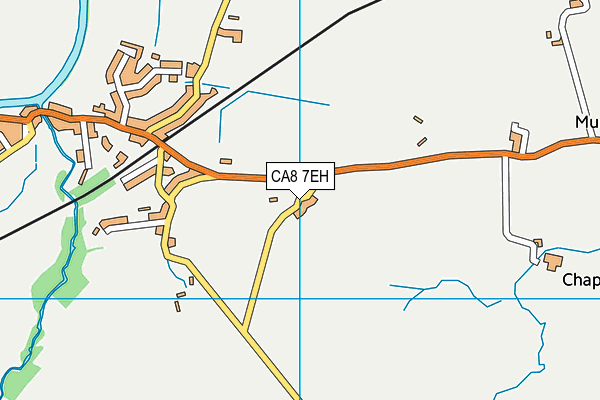 CA8 7EH map - OS VectorMap District (Ordnance Survey)