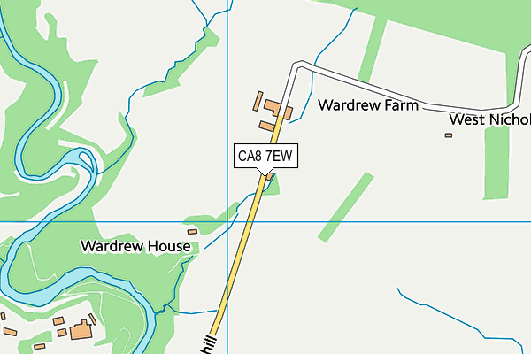 CA8 7EW map - OS VectorMap District (Ordnance Survey)