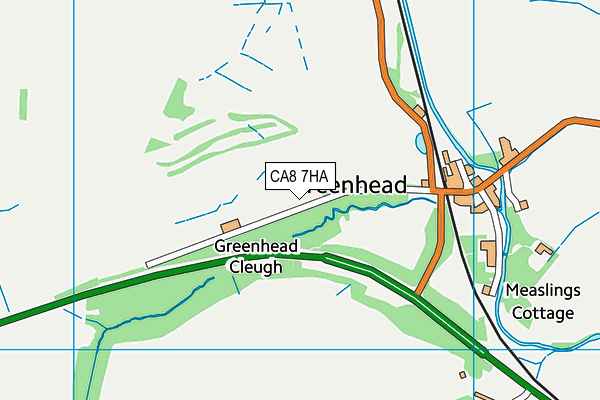CA8 7HA map - OS VectorMap District (Ordnance Survey)